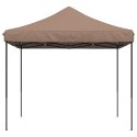 VidaXL Składany namiot imprezowy typu pop-up, brązowy, 292x292x315 cm