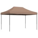 Składany namiot imprezowy typu pop-up, brązowy, 410x279x315 cm Lumarko!