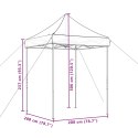 VidaXL Składany namiot imprezowy typu pop-up, burgund, 200x200x306 cm