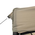 VidaXL Składany namiot imprezowy typu pop-up, taupe, 410x279x315 cm