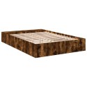 Rama łóżka, przydymiony dąb, 150x200cm, materiał drewnopochodny Lumarko!