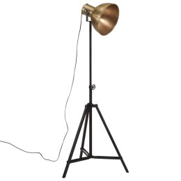 VidaXL Lampa stojąca, 25 W, antyczny mosiądz, 61x61x90/150 cm, E27