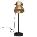 VidaXL Lampa stołowa, 25 W, antyczny mosiądz, 15x15x55 cm, E27