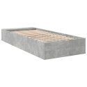 Rama łóżka, szarość betonu, 75x190 cm, materiał drewnopochodny Lumarko!