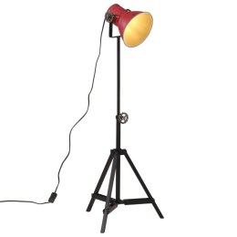 Lampa stojąca, 25 W, postarzany czerwony, 35x35x65/95 cm, E27 Lumarko!