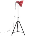 VidaXL Lampa stojąca, 25 W, postarzany czerwony, 61x61x90/150 cm, E27