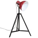 VidaXL Lampa stojąca, 25 W, postarzany czerwony, 61x61x90/150 cm, E27