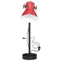 Lampa stołowa, 25 W, postarzany czerwony, 15x15x55 cm, E27 Lumarko!