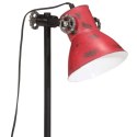 Lampa stołowa, 25 W, postarzany czerwony, 15x15x55 cm, E27 Lumarko!