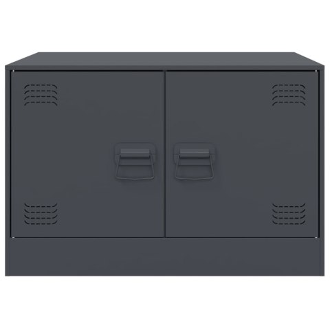 VidaXL Stolik kawowy, antracytowy, 67x50x44 cm, stal