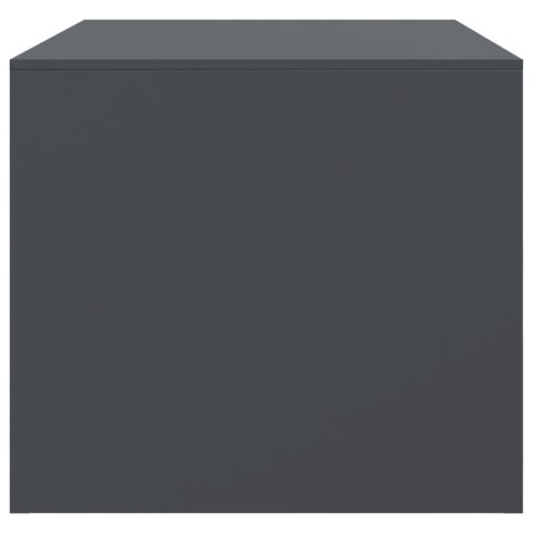 VidaXL Stolik kawowy, antracytowy, 67x50x44 cm, stal