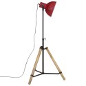 VidaXL Lampa stojąca, 25 W, postarzany czerwony, 75x75x90-150 cm, E27