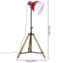 Lampa stojąca, 25 W, postarzany czerwony, 75x75x90-150 cm, E27 Lumarko!