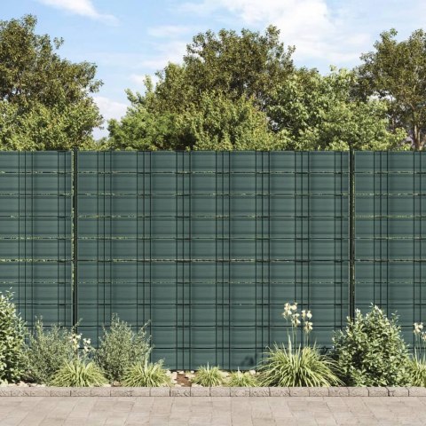Osłony na ogrodzenie, 10 szt., 252,5x19 cm, zielone, PVC Lumarko!