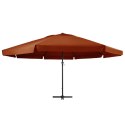 Parasol ogrodowy na słupku aluminiowym, 600 cm, terakota Lumarko!