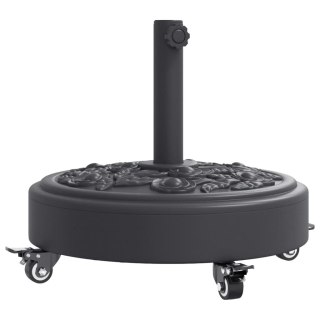 Podstawa do parasola, z kółkami, do słupków Ø38/48 mm, 27 kg Lumarko!