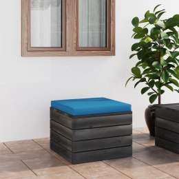 Ogrodowy stołek z palet z poduszką, drewno sosnowe Lumarko!