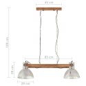 Industrialna lampa wisząca, 25 W, srebrna, 109 cm, E27 Lumarko!