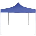 Profesjonalny, składany namiot imprezowy 2x2 m, stal, niebieski Lumarko!