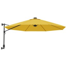 Ścienny parasol ogrodowy, żółty, 290 cm Lumarko!