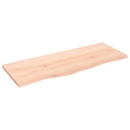 VidaXL Blat do stołu, 100x40x2 cm, surowe drewno dębowe