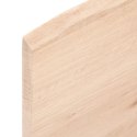 Blat do stołu, 100x40x2 cm, surowe drewno dębowe Lumarko!