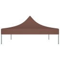 VidaXL Dach do namiotu imprezowego, 4,5 x 3 m, brązowy, 270 g/m²