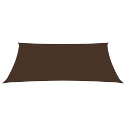 VidaXL Prostokątny żagiel ogrodowy, tkanina Oxford, 5x6 m, brązowy