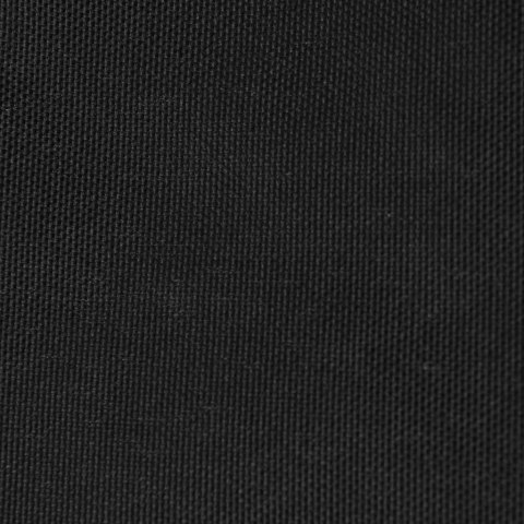 VidaXL Prostokątny żagiel ogrodowy, tkanina Oxford, 5x6 m, czarny