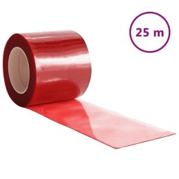 Kurtyna paskowa, czerwona, 200 mm x 1,6 mm, 25 m, PVC Lumarko!