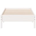 Rama łóżka, biała, 90 x 200 cm, lite drewno sosnowe Lumarko!