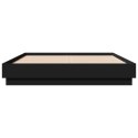 VidaXL Rama łóżka, czarna, 120x190 cm, materiał drewnopochodny