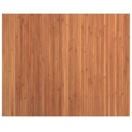 VidaXL Dywan prostokątny, brązowy, 80x100 cm, bambusowy