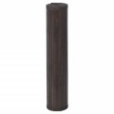 VidaXL Dywan prostokątny, ciemnobrązowy, 100x500 cm, bambusowy
