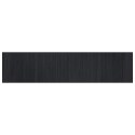 VidaXL Dywan prostokątny, czarny, 70x300 cm, bambusowy