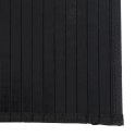 Dywan prostokątny, czarny, 70x300 cm, bambusowy Lumarko!