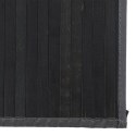 Dywan prostokątny, czarny, 80x200 cm, bambusowy Lumarko!