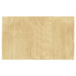 VidaXL Dywan prostokątny, jasny naturalny, 60x100 cm, bambusowy