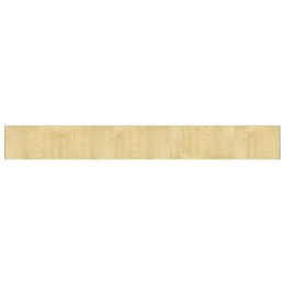 VidaXL Dywan prostokątny, jasny naturalny, 60x500 cm, bambusowy