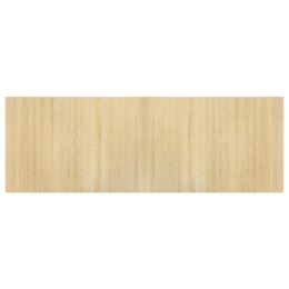 VidaXL Dywan prostokątny, jasny naturalny, 70x200 cm, bambusowy