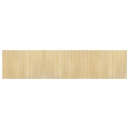 VidaXL Dywan prostokątny, jasny naturalny, 70x300 cm, bambusowy