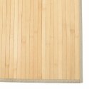 Dywan prostokątny, jasny naturalny, 80x1000 cm, bambusowy Lumarko!