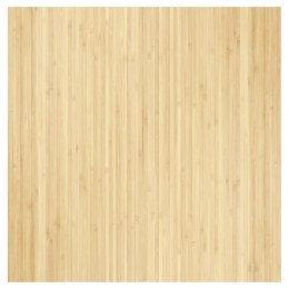 VidaXL Dywan prostokątny, jasny naturalny, 100x100 cm, bambusowy