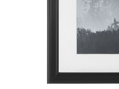 Galeria ścienna krajobrazy 6 ramek czarna ZINARE