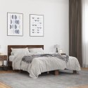 VidaXL Rama łóżka, brązowy dąb, 120x200 cm, materiał drewnopochodny