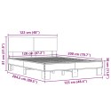 VidaXL Rama łóżka, brązowy dąb, 120x200 cm, materiał drewnopochodny