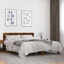 VidaXL Rama łóżka, przydymiony dąb, 160x200 cm
