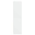 VidaXL Szafka z drzwiczkami, biała, 68x37x142 cm