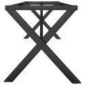 VidaXL Nogi do stolika kawowego, w kształcie litery X, 140x30x43 cm