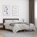 VidaXL Rama łóżka, brązowy dąb, 120x200 cm, materiał drewnopochodny